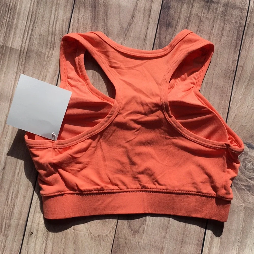 NWT Coral Orange Callie Lives Stasia Activewear Yoga Leggings & Bra - Picture 8 of 8